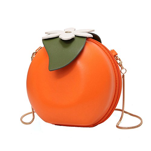 Fruit Pineapple Shaped Women Pu Leather Clutch Purse Cross Body Bag