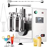Commercial Electric Drink Shaker Machine 400RPM, 750Ml Stainless Steel Automatic Shaking Machine for Bubble Tea, Juice, Coffee, Milk, Wine Making