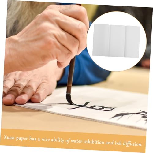 Papier de riz blanc calligraphie chinoise GALPADA, support dessin format rectangulaire portable