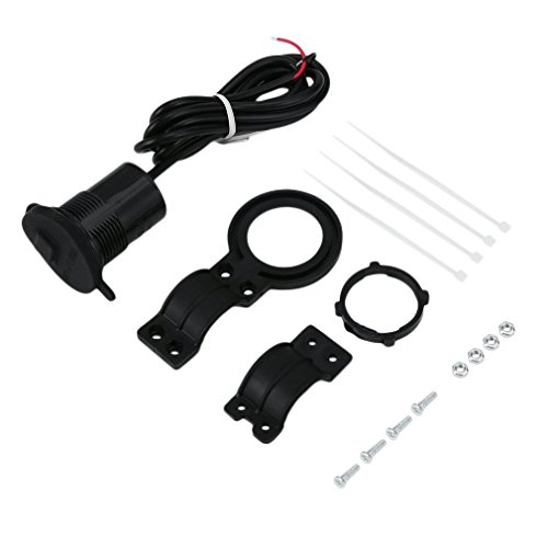 KinshopS USB Motorcycle Mobile Phone Charger Socket USB Waterproof Power Supply Adapter