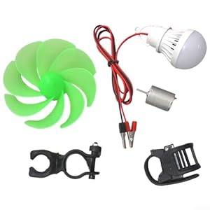 Construye tu propio generador de energía Mini motor de turbina eólica Kit DIY con cuchilla