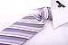 Scott Allan Collection Purple & Gray Ties for Men - Woven Neckties for Him - Purple and Grey Wedding Ties for Groom
