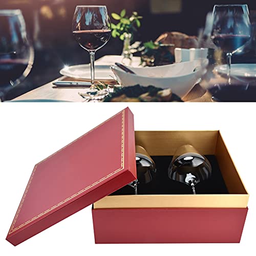 Taça de vidro, copo de vinho copo feito à mão transparente para clube para bar para restaurantes par