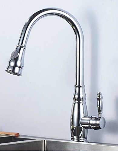 Mezclador de cocina con cubierta extraíble Monte cocina grifo del fregadero Mezclador fría Agua Caliente Grifo Torneira Cozinha Girar saca el cabezal de ducha, D