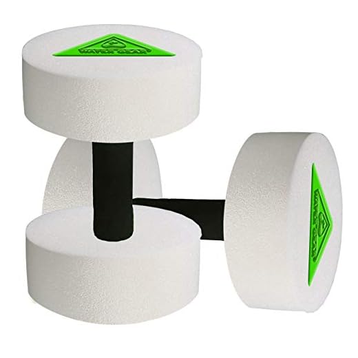 Water Gear Eco Bells Green - Water Fitness and Pool Exercise - Intense Workout Without Added Stress - Easy on Joints - Minimal 2"