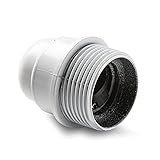 FAMATEL – Portalámparas roscado con tope | Baquelita | Bombillas E-27 | 4A | 250V | Negro