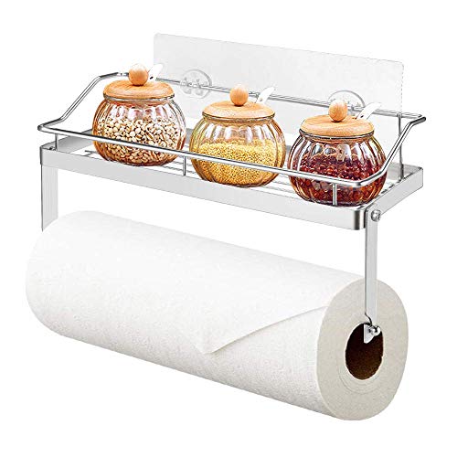 Rack de rangement mural en acier inoxydable LWX pour cuisine et salle de bain