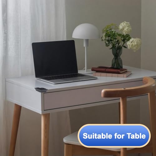 INCREWAY 4 x robuster schwarzer Tisch-Eckenschutz, Metallkantenschutz, zum Anschrauben, Kantenschutz für Möbel, Holzkisten, Schränke, Arbeitsplatten und Regale