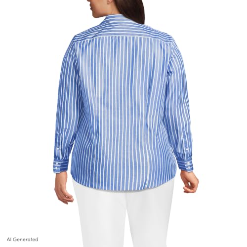 Image of Lands' End Women's Pinwale Cord Long Sleeve Shirt