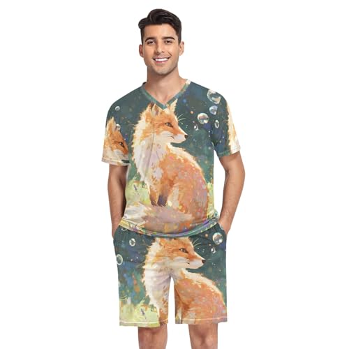 Ensemble de pyjama doux homme vêtement de nuit premium d'été S au XXL