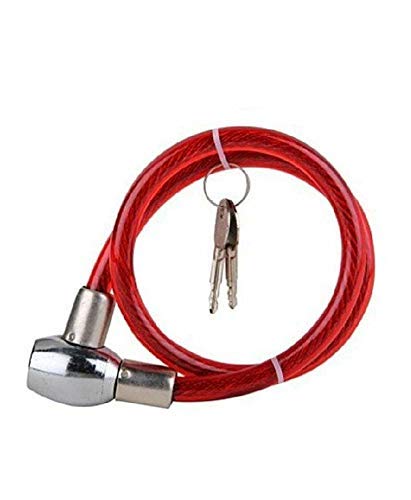 SKA™ Anti-Theft Steel Strong Wire Coil Cable Bicycle Motorcycle Security Lock with 2 Keys, 100cmX2mm (B084V5QZQ6) Amazon Price History, Amazon Price Tracker