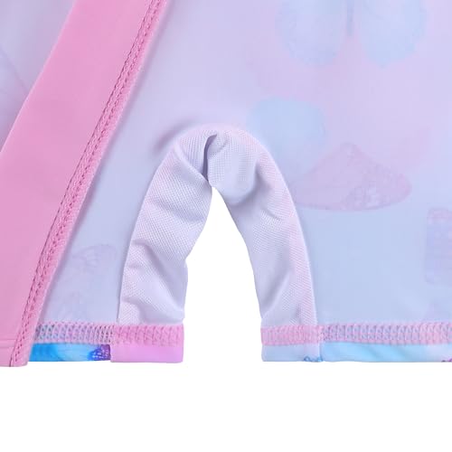 Image of XFGIRLS Baby /Toddler Girls Swimsuit Long Sleeve One-Piece Bathing Suit Rash Guard