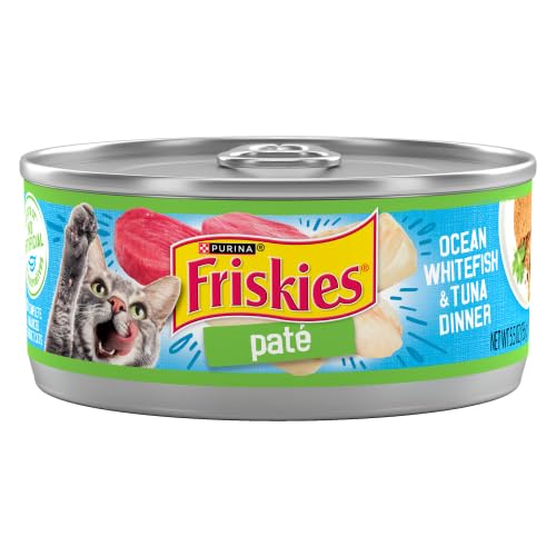 Purina Friskies Pate Wet Cat Food Ocean Whitefish And Tuna