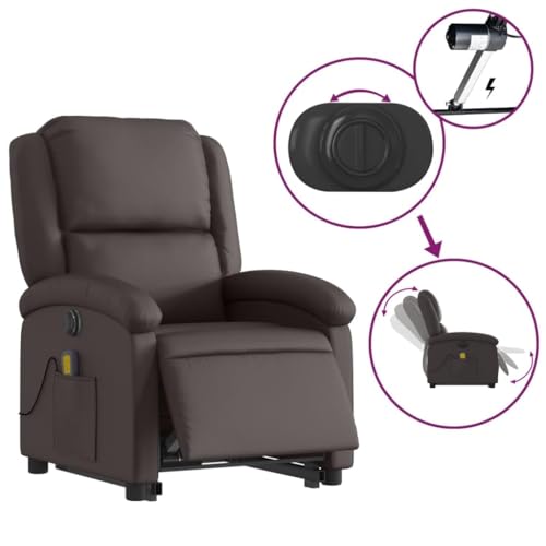 Sillón eléctrico reclinable con masaje y calor miniatura 4