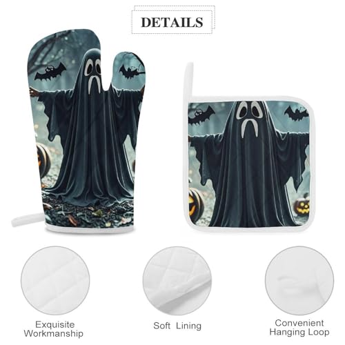 Gants de cuisine et maniques contre les brûlures au four et d'Halloween