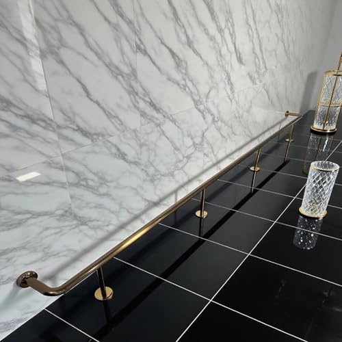 Barre de repose-pieds de bar murale 1m pour îlot de cuisine et comptoir de salon