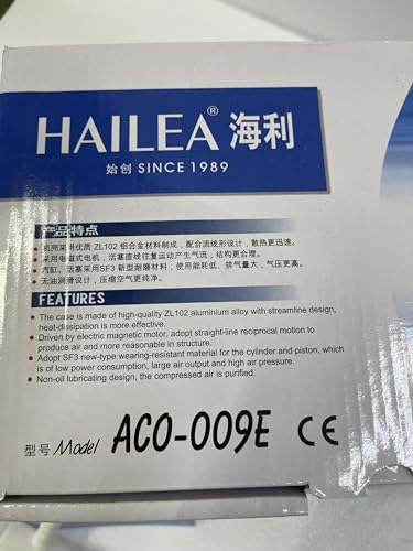 Image of ANMSALES Hailea ACO-009E Magnetic Air Pump AC Series for Pond,Biofloc,Fish Tank,Aquarium,Hydroponics,Etc. (160WATT 145 L /MIN)
