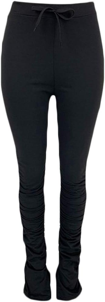 pantaloni da yoga a vita alta per donne con fondo a campana