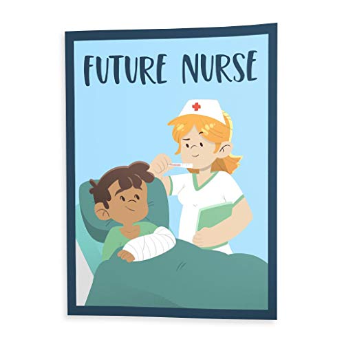 Affiche Future Nurse poster décoration murale thématique santé et médecine