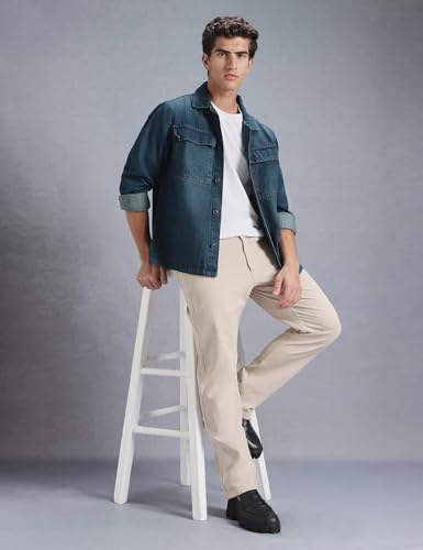 Image of INKD Men's Full Sleeve Shacket - 100% Cotton | Regular Fit | Shirts for Men | Shirt for Men