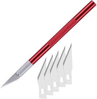 Estilete De Precisão Para Modelismo Tipo Bisturi + 6 Lâminas