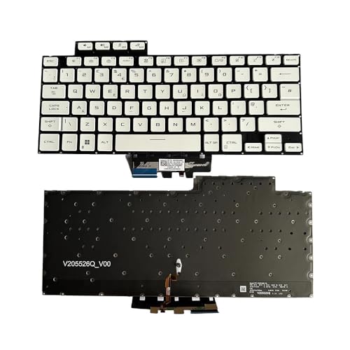 Laptop Keyboard For for Rog for Zephyrus G14 GA402RK GA402RJ Japanese JP/United Kingdom UK With Backlit Without Frame White(Unit
