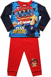 Fireman Sam Character Boys Fireman Sam Pyjamas Character Nightwear (18-24 Months, Fireman Sam - Rescue)