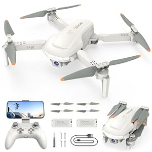 SOTAONE S450 Drone with Camera for Adults, 1080P HD FPV Drones for Kids with One Key Take Off/Land, Altitude Hold, Mini Foldable Drone with 2 Batteries, RC Quadcopter Toys Gifts for Beginners