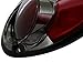 SPEC-D TUNING Smoke Lens Tail Lights Compatible with 2001-2005 Chrysler PT Cruiser, Left + Right Pair Assembly