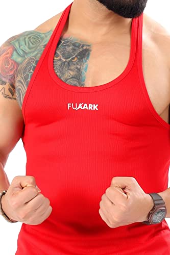 Image of FUAARK Men's Stringer Y Back Bodybuilding Gym Tank Tops