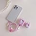 Tospania Pink Kitty Set DIY Protectors Data Cable 5W/18W/20W USB Charger Line Earphone Wire Saver Protector Compatible with iPhone 5 6 7 8 Plus X 11 12 13 14 Max iWatch (Pink Kitty)