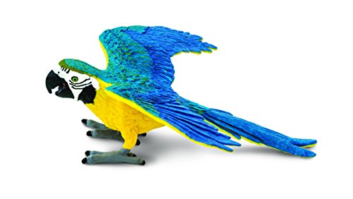 Safari Ltd Wings of the World Blue and Gold Macaw