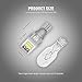 SIRIUSLED 921 led backup light bulb for car truck 912 T15 High Power Extremely Bright Xenon White Reverse LED Light Bulbs Pack of 2