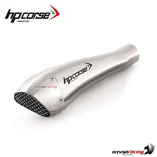 Hp Corse - Tubo de escape Hydroform Corsa de acero satinado Racing para Duke 390