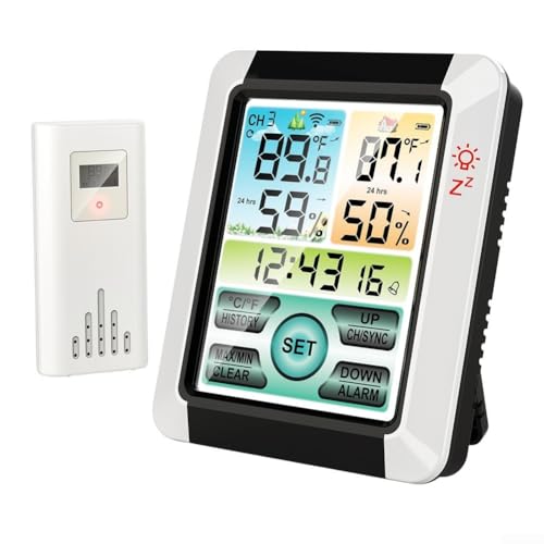 Suivez facilement les changements climatiques de votre environnement avec cette station météo numérique complète