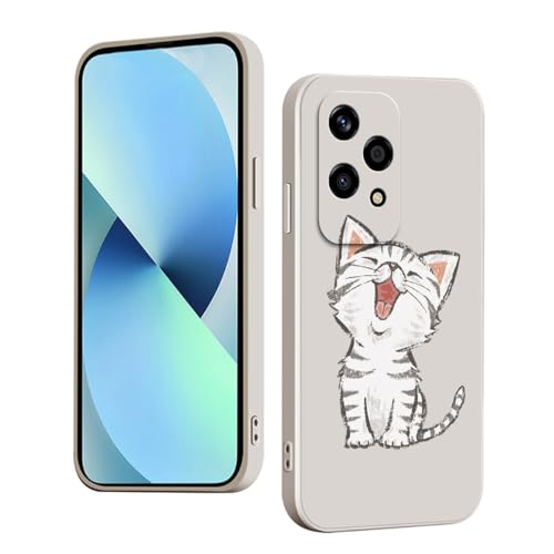 WOKEZ Telefonfodral för Honor 200 Lite 5G - Kattunge Design