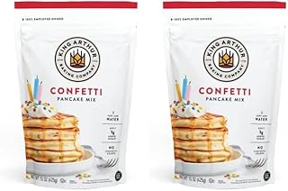 King Arthur Confetti Pancake Mix Just Add Water, Sourced Non-GMO, Certified Kosher, 15 Oz (Pack of 2)