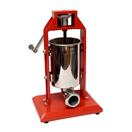 7Penn Vertical Meat Stuffer – 3L Sausage Stuffer Machine With Vertical Stuffer Nozzles, Manual Sausage Press Machine #TOP5