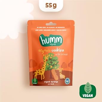 Humm Organic Organic Vegan Orange Cookies - 55g