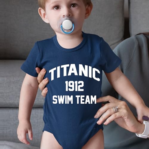 Titanic Swim Team 1912 Funny Cruise Infant One-Piece Bodysuit, Soft Cotton2