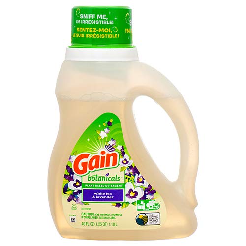 New 373568 Gain Liquid Botanicals White Tea & Lavender 40 Oz (-Pack) Laundry Detergent Cheap Wholesale Discount Bulk Cleaning Laundry Detergent Laundry Accessories