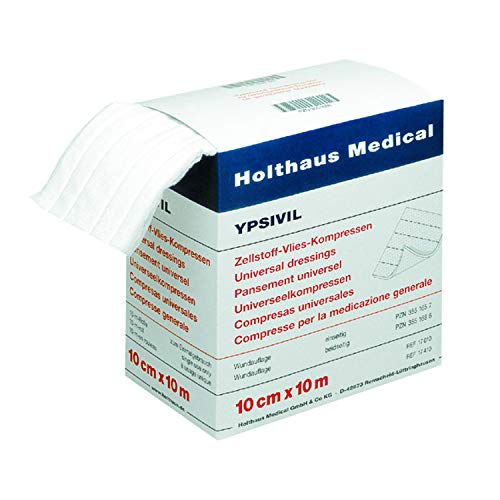 Pulp Non-Woven Compresses Ypsivil BS. 1 Gauze Swabs 10 cm x 10 cm
