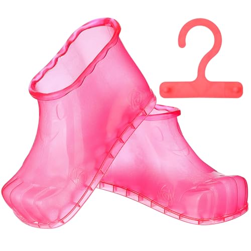 Chaussures pour Bain de Pieds en PVC Bottes de Trempage Confortables et Sûres