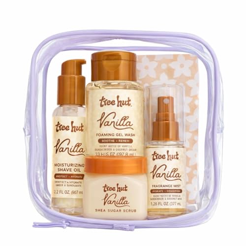 Tree Hut Mini Vanilla Everything Shower Gift Set,...