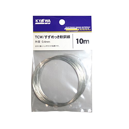 協和ハーモネット すずめっき軟銅線 TCW 0.4mm 10m 協和ハーモネット すずめっき軟銅線 TCW 0.4mm 10m