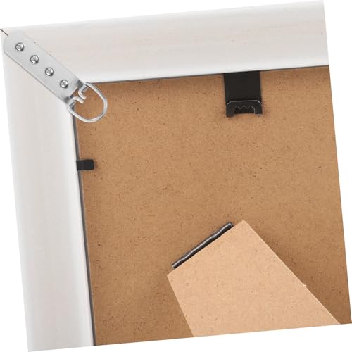 Image of STOBOK 8pcs D-Ring Picture Hangers Screws Heavy Duty Metal Picture Frame Hardware Fit for Artwork