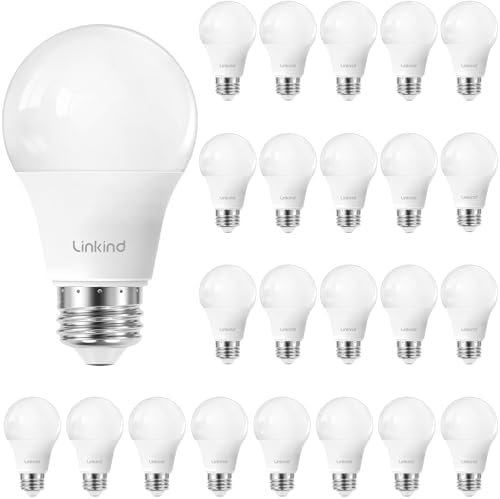Linkind A19 Dimmable LED Light Bulbs, 60W Equivalent, 9W, 2700K S...