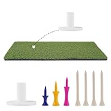 HOYWOUL Golf Practice Mat 12'x24' Golf Hitting Mat Portable Training Matt Indoor Outdoor Chipping Putting Training Mats for Backyard Garage – Gift for Golfers, Beginners & Pros