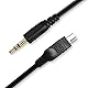 Pixel TW-283 Fernauslöser-Anschlusskabel 3,5mm DC2 Fernauslöser Kabel Fernbedienungen Verbindungskabel für D5600 D3300 D5500 D7200 D600 D610 D750