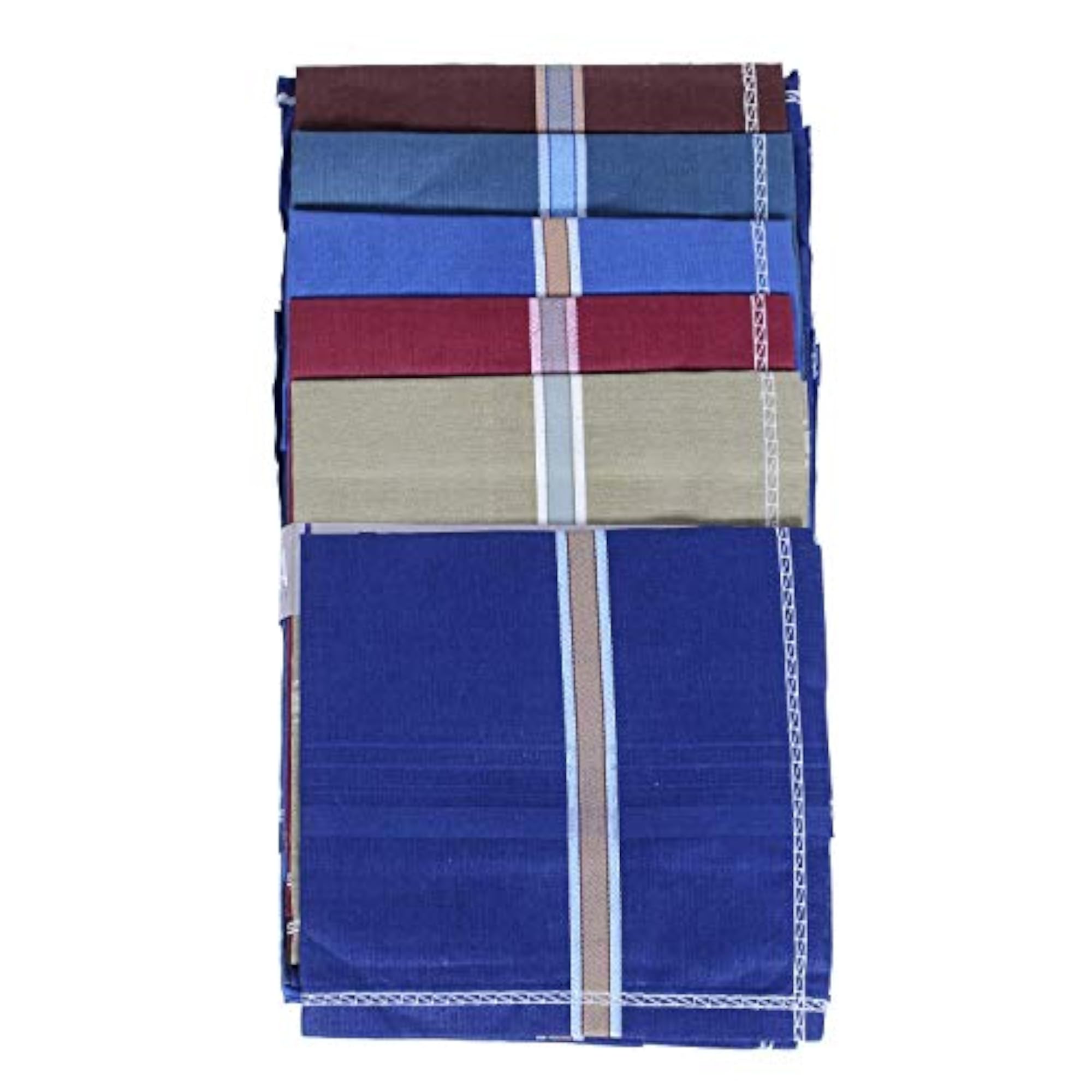 Premium Cotton Handkerchief for Men, Pack of 12